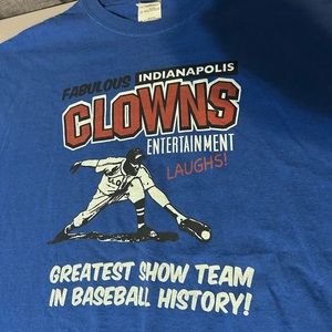 Indianapolis clowns vintage t shirt